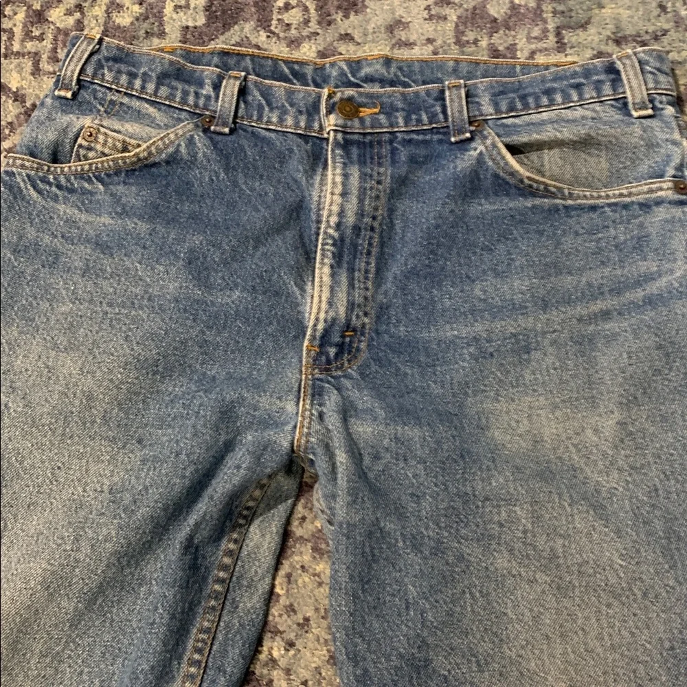 Levi 540 Classic light wash Blue Denim Jeans 34” waist 30” inseam slight taper - Picture 2 of 7